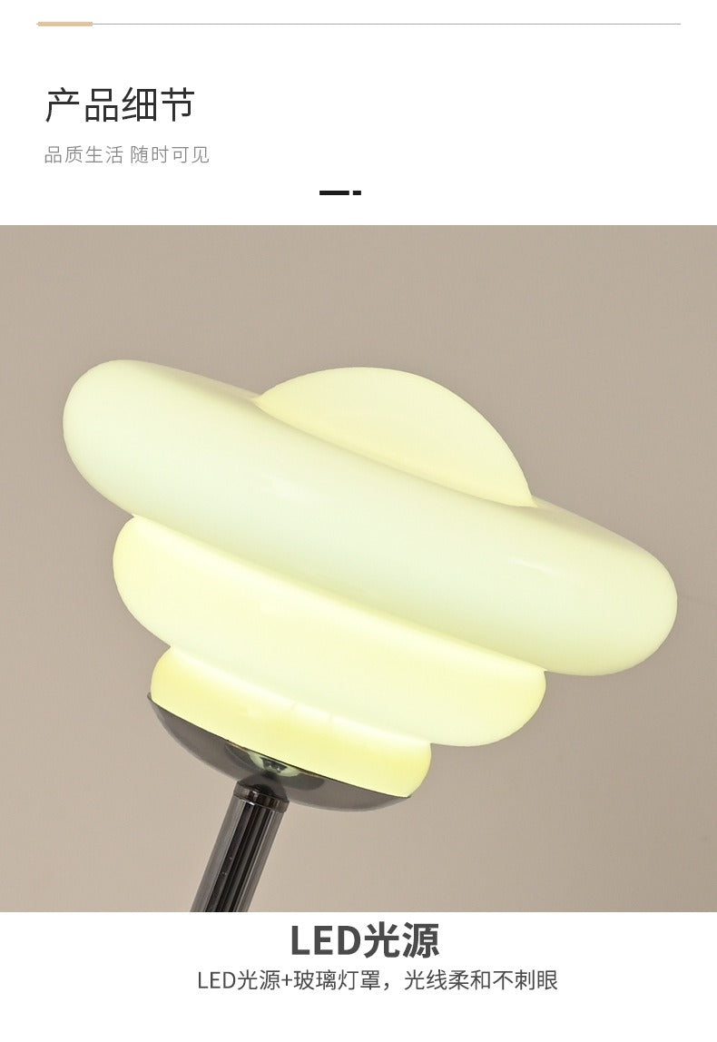 Aurelia • Sculptural Chrome and  Crystal Table Lamp