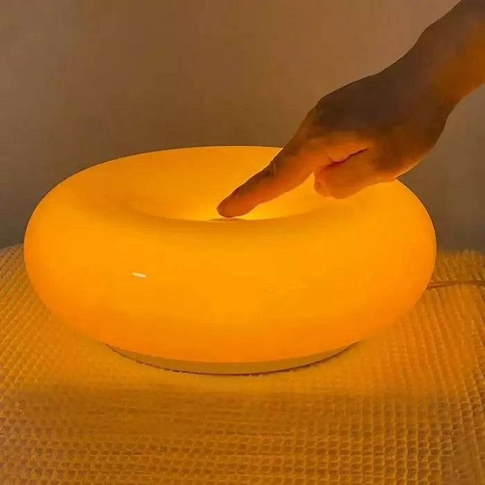 Solum • Sculptural donut Glass Table Lamp