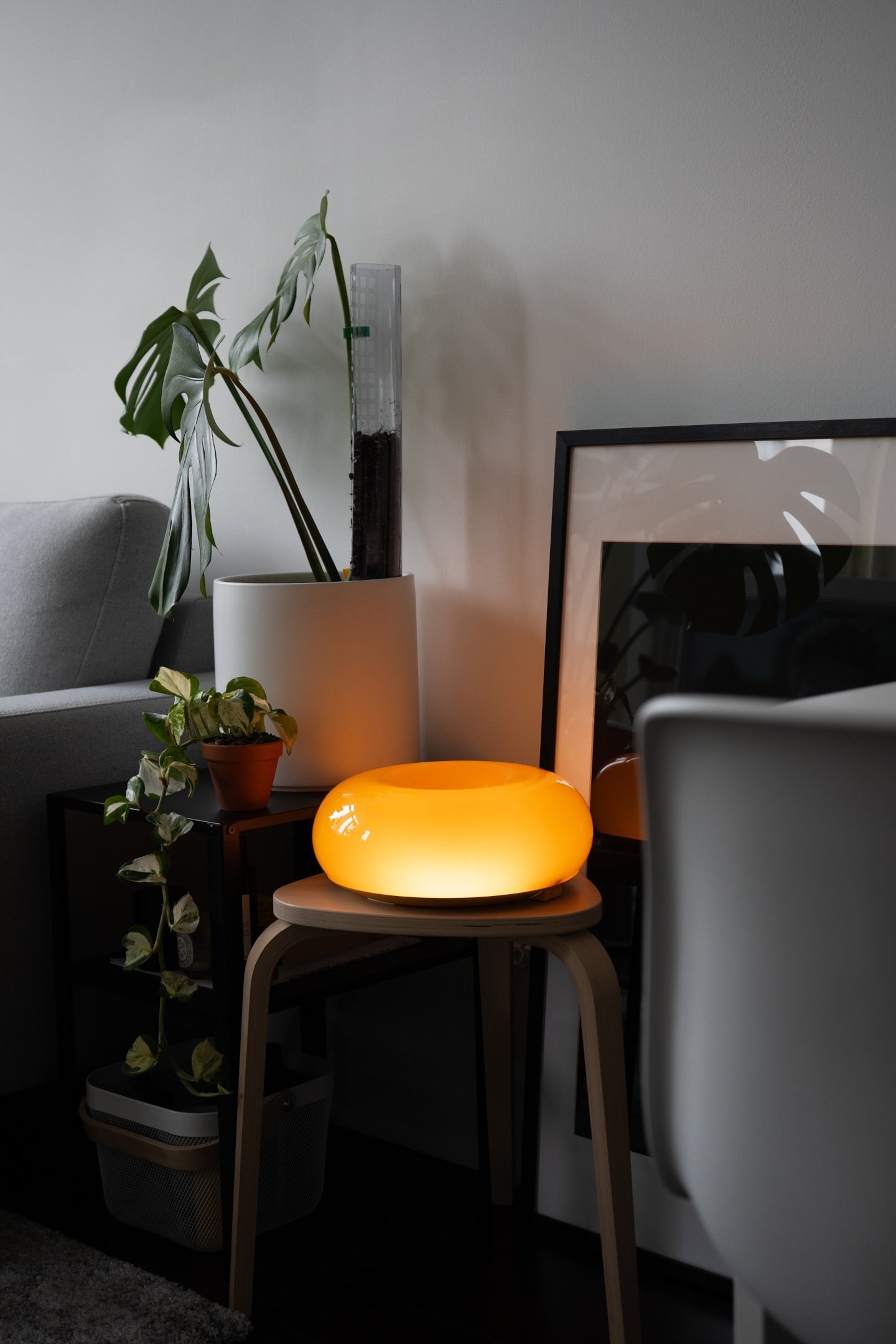 Solum • Sculptural donut Glass Table Lamp